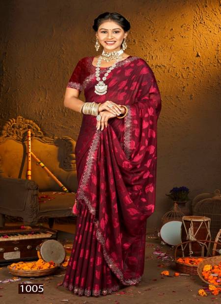 Saroj Radha Rani Fancy Fabric Designer Saree Catalog